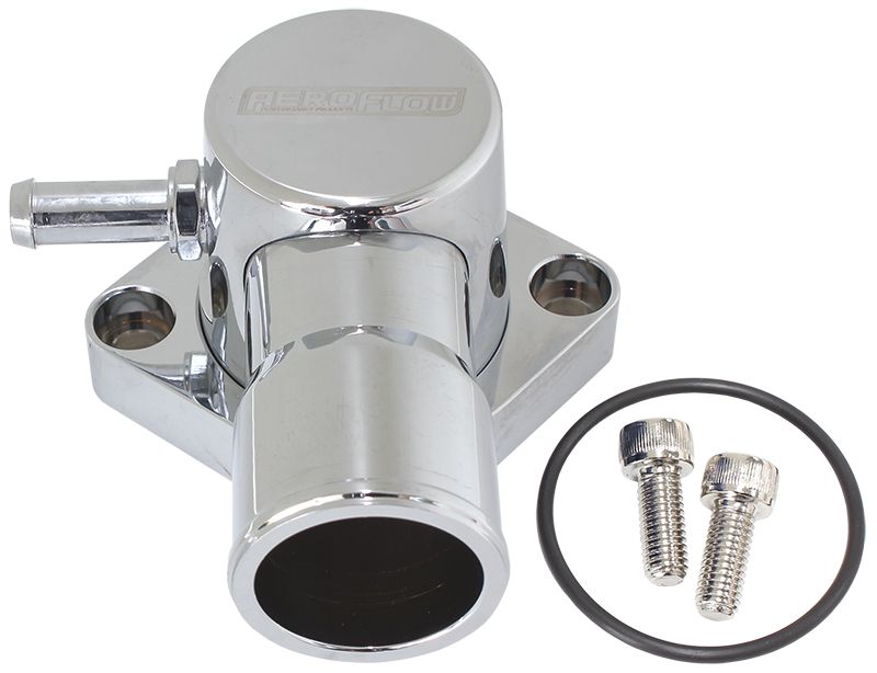 Billet Aluminium Swivel Thermostat Housing - Chrome AF64-4036CH