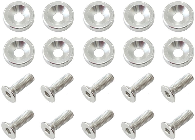 Billet Dress-Up/Fender Bolt Kit M6 x 1.00mm (20mm UHL) AF64-4365S