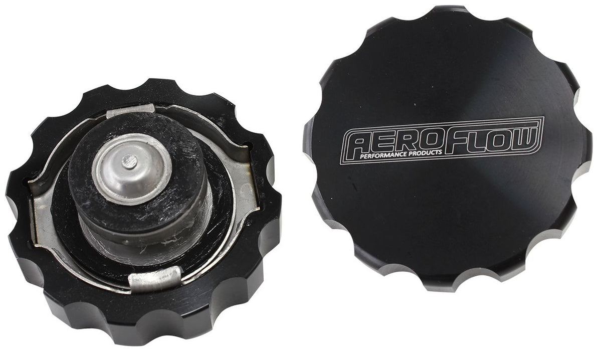 Billet Radiator Cap Small Styles - Black AF64-5033BLK