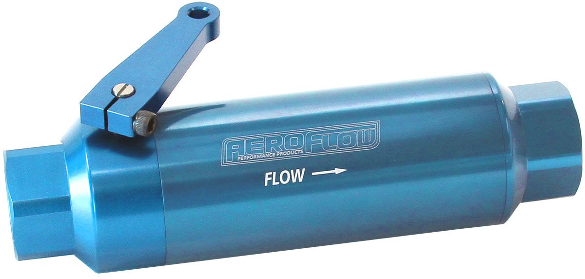 60 Micron Pro Filter with Ball Valve - Blue AF66-2051