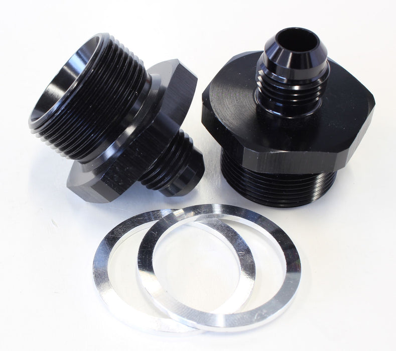 Carburettor Adapter - Male -6AN to 1" x 20 AF708-06BLK