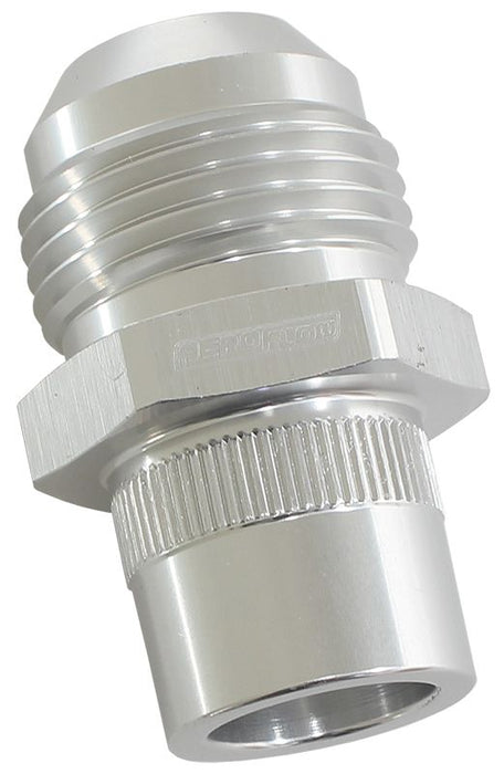 Press In Cover Breather Adapter - Silver AF708-10-03S