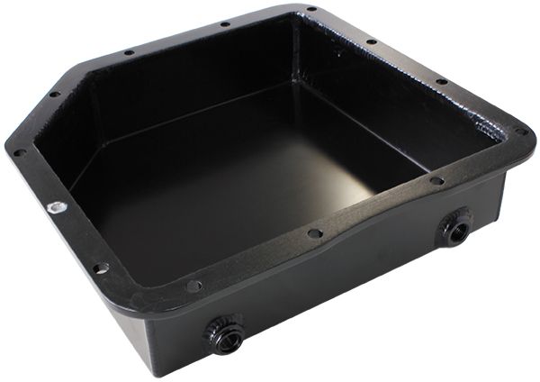 3" Deep Fabricated Transmission Pan including Filter Extension AF72-3003BLK