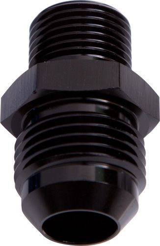 Metric to Male Flare Adapter M12 x 1.25mm to -8AN AF730-08BLK