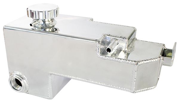 Fabricated Radiator Overflow Tank - Polished AF77-1024