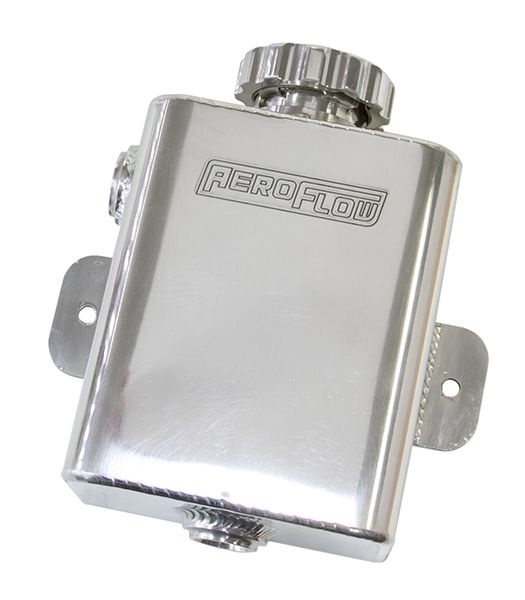 Fabricated Square Radiator Expansion Tank - Polished AF77-1026