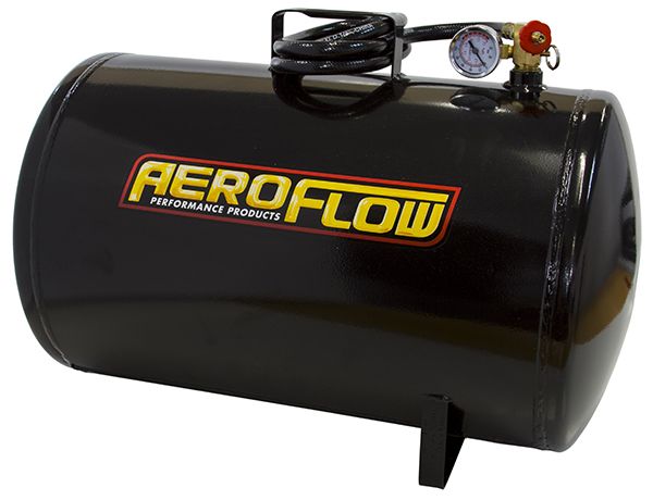 10 Gallon Steel Portable Air Tank - Black (125 PSI Max) AF77-3001