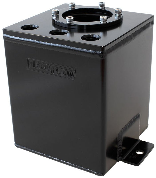 Single EFI Pump Surge Tank - Black AF77-3144BLK