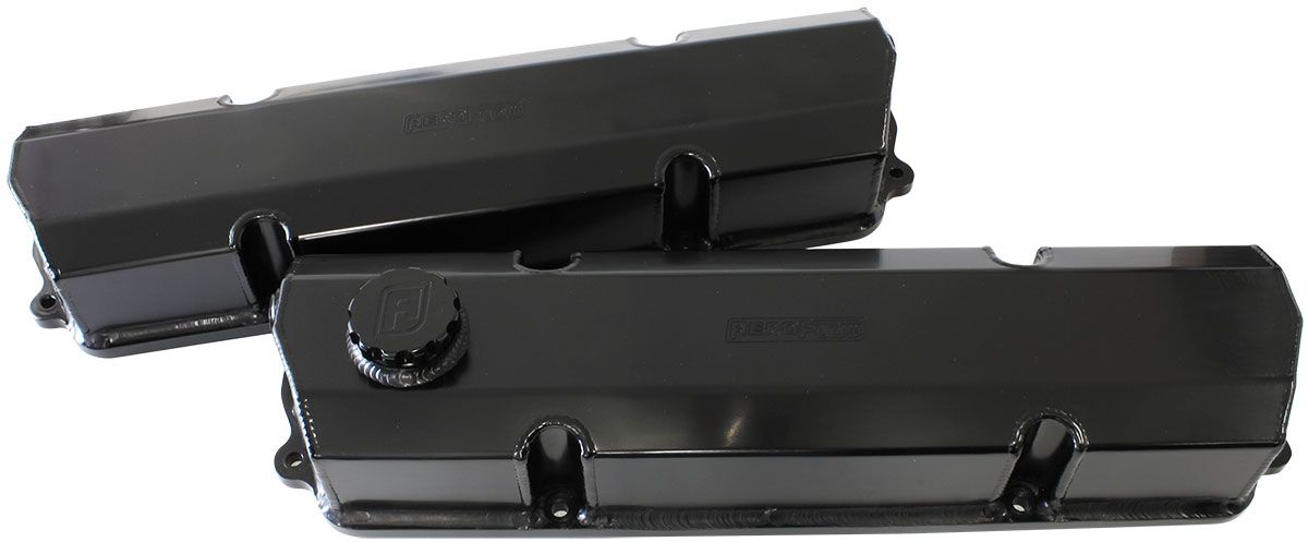 Early V8 Holden Series Fabricated Billet Valve Covers AF77-5004BLK