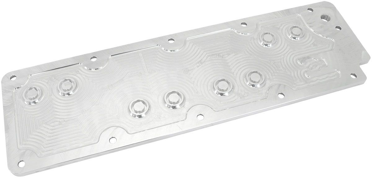 GM LS3 Billet Valley Plate, Raw Finish AF77-5016