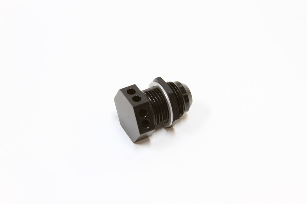 Bolt In Breather Bulkhead -10 AF777-10BLK