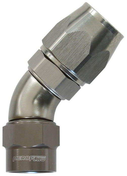 Kryptalon® Series Heavy Duty One Piece Swivel 45° Hose End -6AN AF7852-06