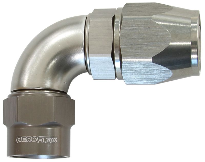 Kryptalon® Series Heavy Duty One Piece Swivel 90° Hose End -8AN AF7853-08