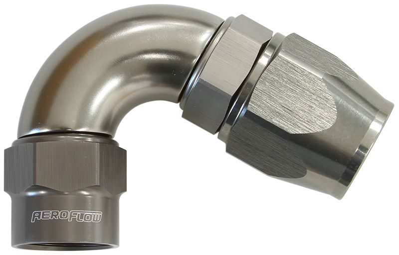 Kryptalon® Series Heavy Duty One Piece Swivel 120° Hose End -6AN AF7854-06