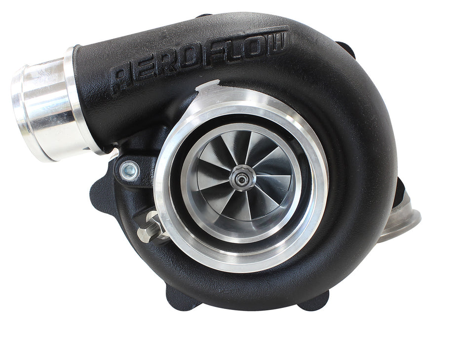 BOOSTED 4849 .72 Reverse Rotation Turbocharger 550HP, Hi Temp Black Finish AF800