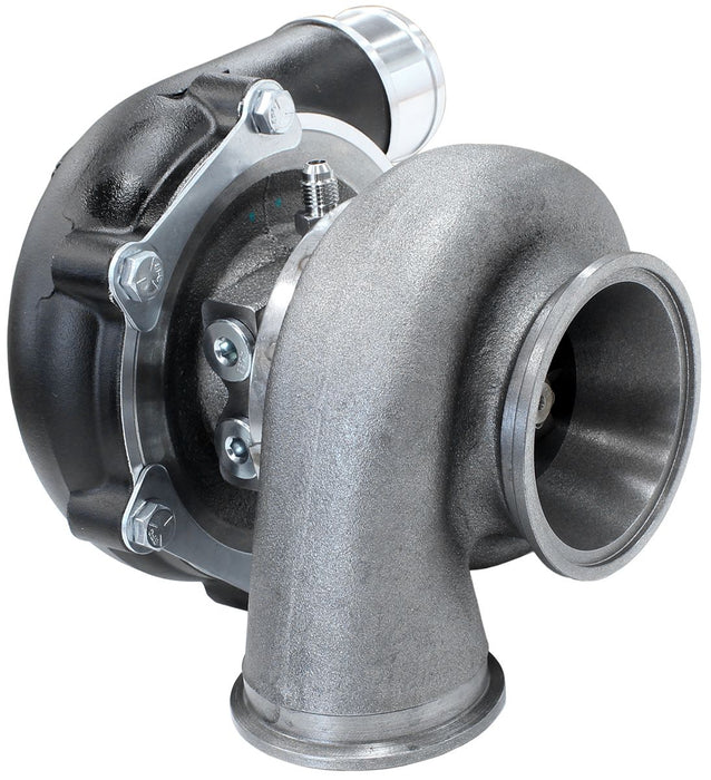 BOOSTED 5449 .72 Reverse Rotation Turbocharger 660HP, Hi Temp Black Finish AF800