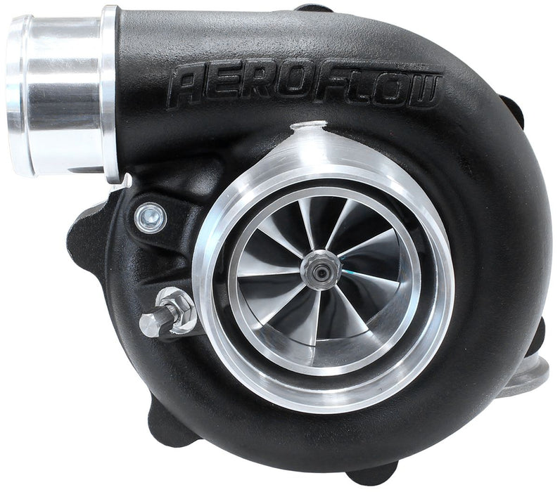 BOOSTED 5449 .72 Reverse Rotation Turbocharger 660HP, Hi Temp Black Finish AF800