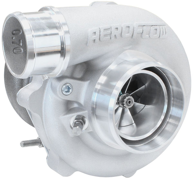 BOOSTED 5449 .72 Reverse Rotation Turbocharger 660HP, Natural Cast Finish AF8005