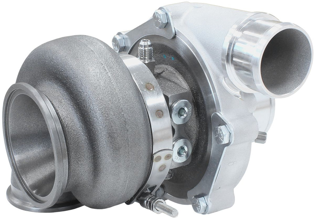 BOOSTED 5449 .72 Reverse Rotation Turbocharger 660HP, Natural Cast Finish AF8005