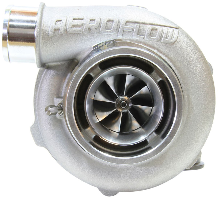 BOOSTED 5455 .83 Reverse Rotation Turbocharger 650HP, Natural Cast Finish AF8005