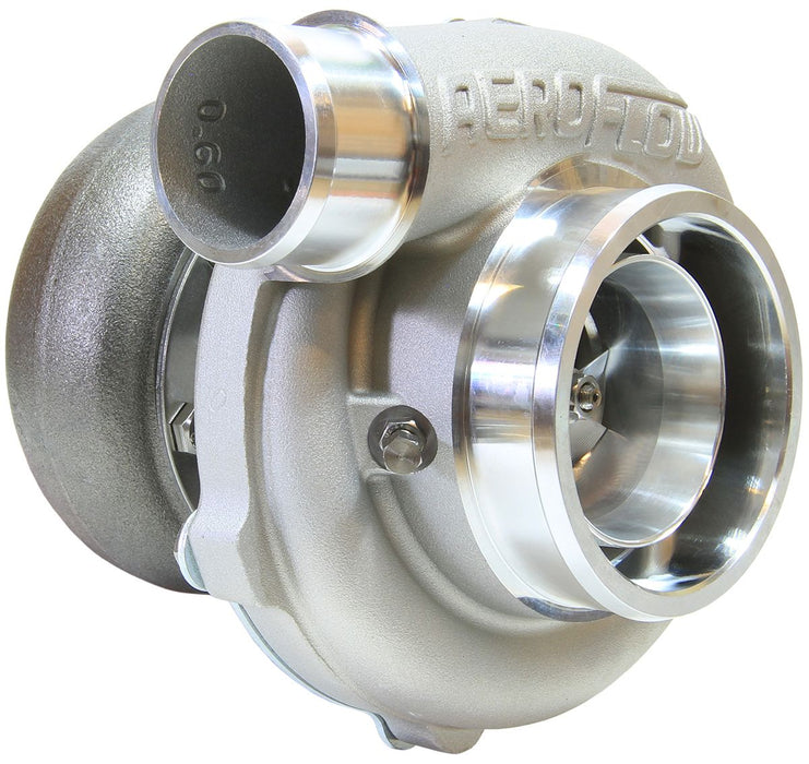 BOOSTED 5855 .83 Reverse Rotation Turbocharger 750HP, Natural Cast Finish AF8005