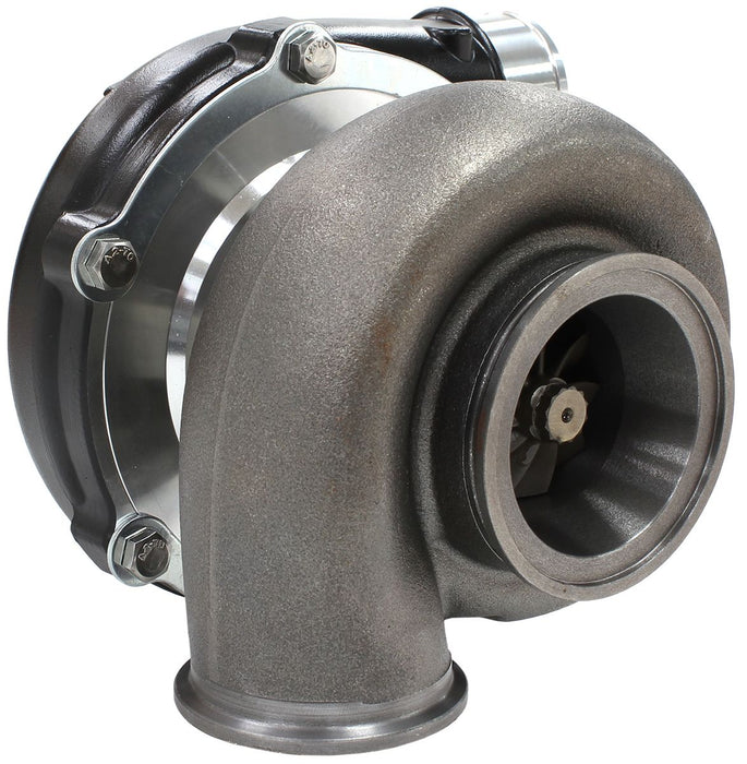 BOOSTED 5855 1.01 Reverse Rotation Turbocharger 750HP, Hi Temp Black Finish AF80