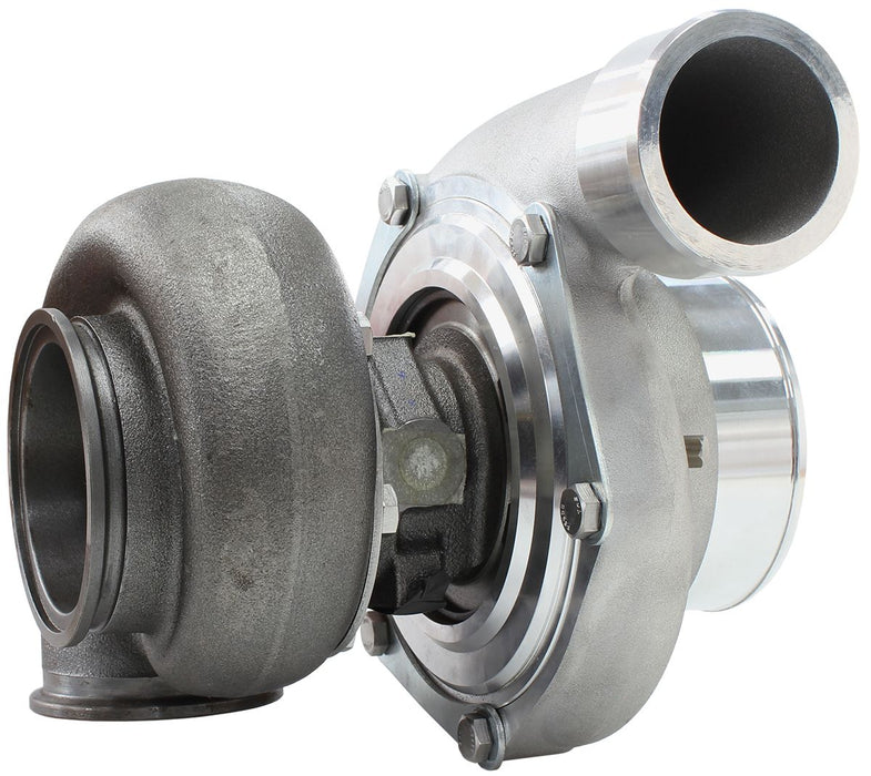 BOOSTED 6762 .83 Reverse Rotation Turbocharger 950HP, Natural Cast Finish AF8005