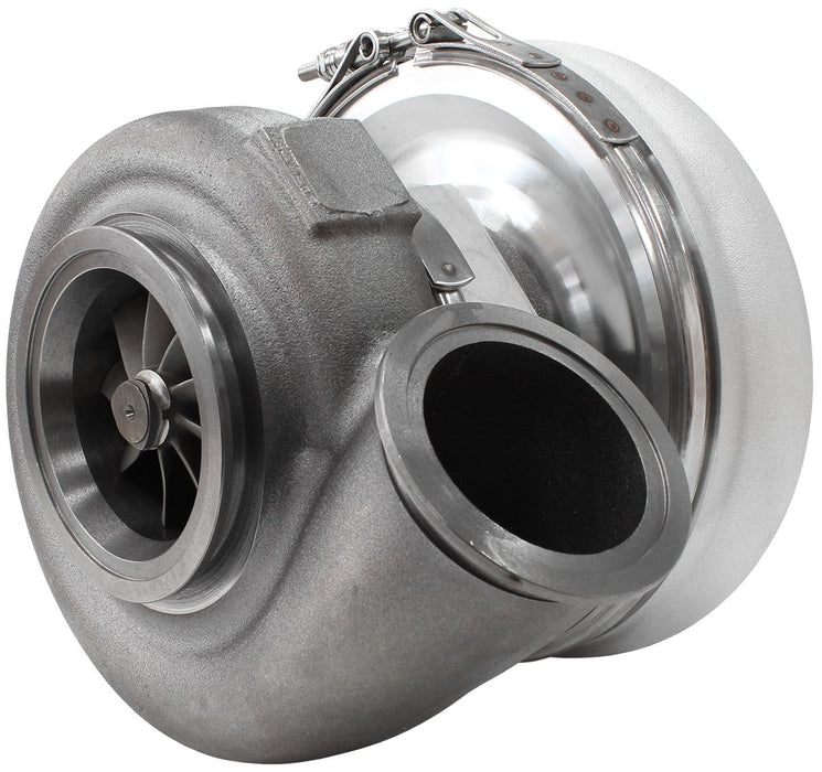 BOOSTED 7375 1.01 Reverse Rotation Turbocharger 1200HP, Natural Cast Finish AF80