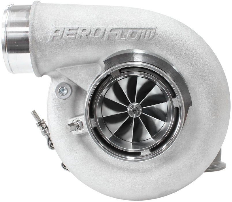 BOOSTED 7375 1.01 Reverse Rotation Turbocharger 1200HP, Natural Cast Finish AF80