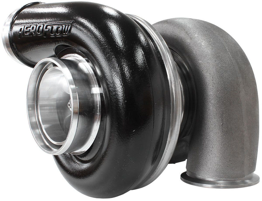 BOOSTED 7375 1.15 Reverse Rotation Turbocharger 1200HP, Hi Temp Black Finish AF8