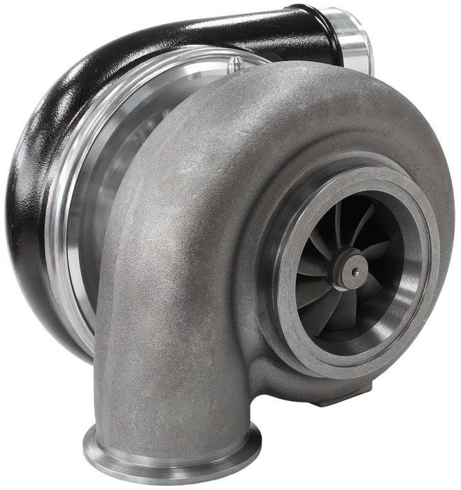 BOOSTED 7375 1.15 Reverse Rotation Turbocharger 1200HP, Hi Temp Black Finish AF8