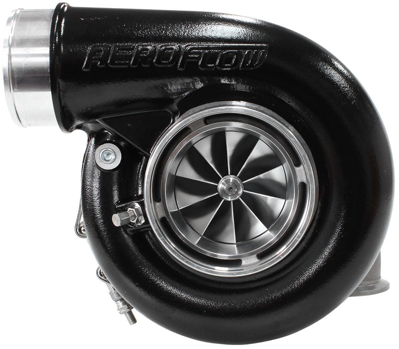 BOOSTED 7375 1.15 Reverse Rotation Turbocharger 1200HP, Hi Temp Black Finish AF8