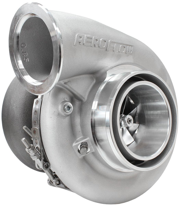 BOOSTED 7975 1.01 Reverse Rotation Turbocharger 1450HP, Natural Cast Finish AF80