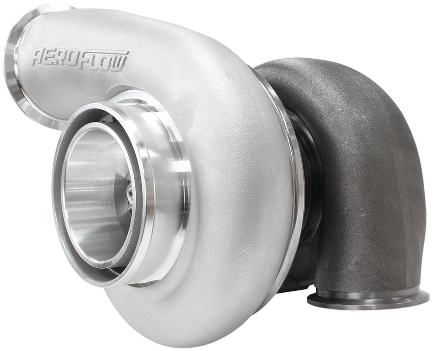 BOOSTED 7975 1.01 Reverse Rotation Turbocharger 1450HP, Natural Cast Finish AF80