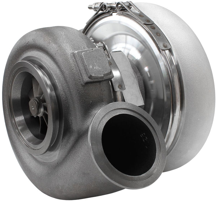 BOOSTED 7975 1.01 Reverse Rotation Turbocharger 1450HP, Natural Cast Finish AF80