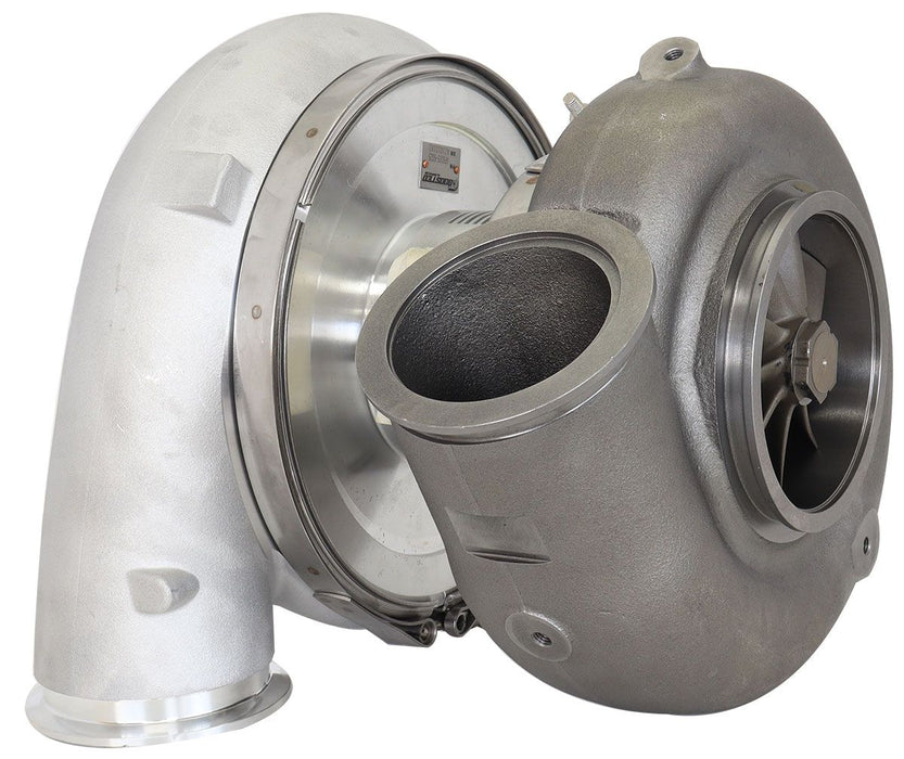 BOOSTED 106112 V-Band 1.25 Turbocharger 3000HP, Natural Cast Finish AF8005-6025