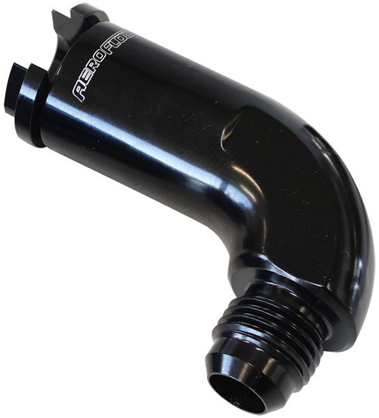 90° Push-On EFI Fuel Fitting AF803-01BLK