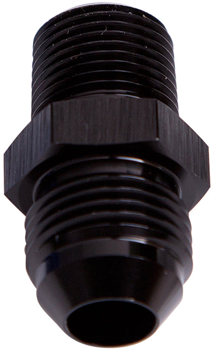 NPT to Straight Male Flare Adapter 1/16" to -3AN AF816-03-01BLK