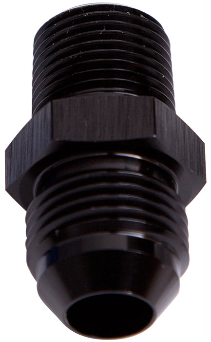 NPT to Straight Male Flare Adapter 1/4" to -10AN AF816-10-04BLK