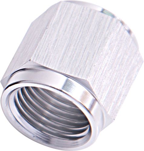 -3AN to 3/16" Aluminium Tube Nut - Silver Finish AF818-03S