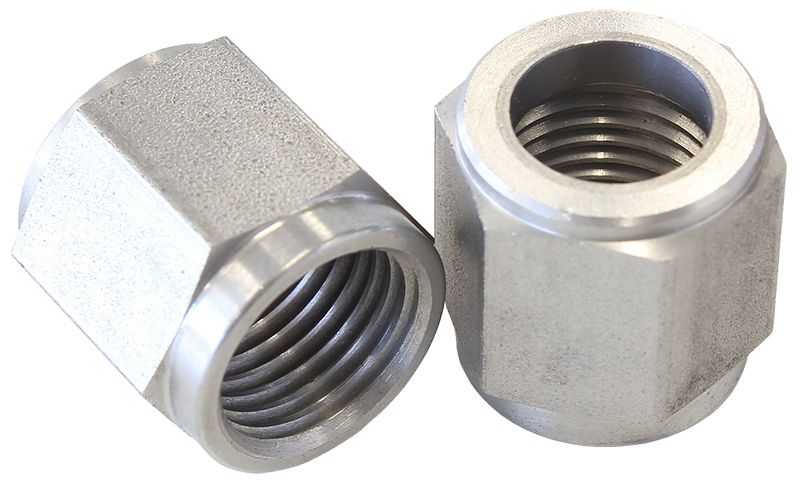 -6AN to 3/8" Stainless Steel Tube Nut AF818-06-SS