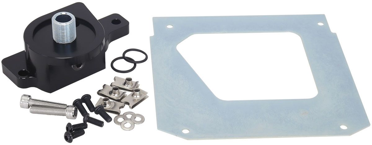 Fabricated GM LS Rear Sump Oil Pan with Oil Filter Attachment AF82-2008