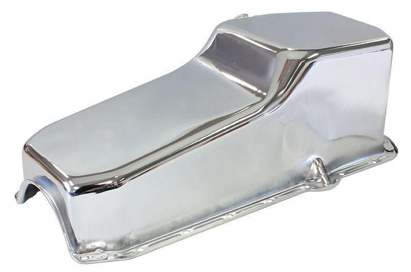 Chevrolet R/H Dipstick Standard Replacement Oil Pan, Chrome Finish AF82-9092C