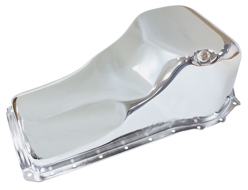 Ford Cleveland Standard Replacement Oil Pan, Chrome Finish AF82-9310C