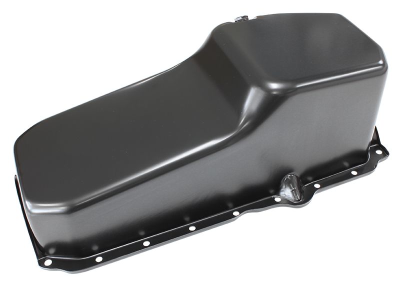 Chevrolet Late 1986 On Standard Replacement Oil Pan, Black Finish AF82-9414BLK