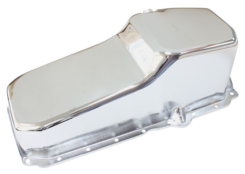 Chevrolet Late 1986 On Standard Replacement Oil Pan, Chrome Finish AF82-9414C