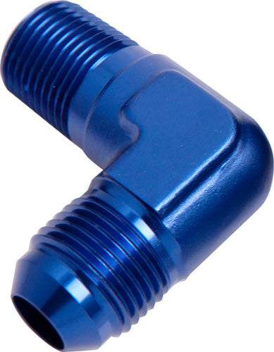 90° NPT to Male Flare Adapter 1/8" to -3AN AF822-03