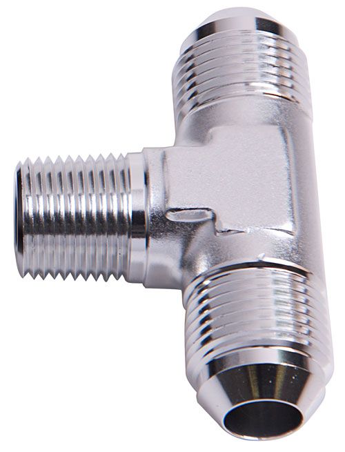 Tee with NPT On Side 1/8" to -4AN AF825-04S