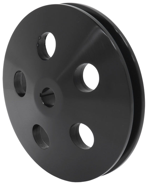 Power Steering Pump Pulley with Single Groove - Black Finish AF83-1003BLK