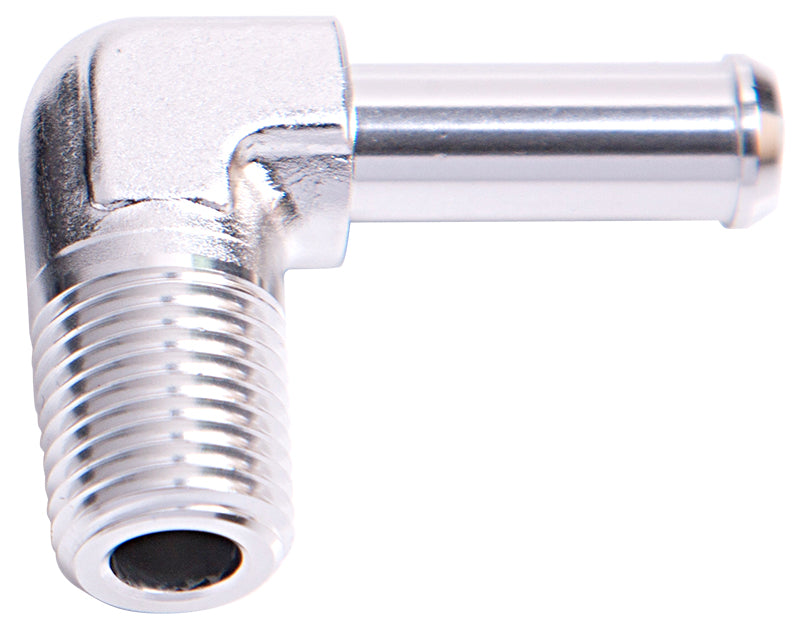 Male NPT to Barb 90° Adapter 1/8" to 1/4" AF842-04S